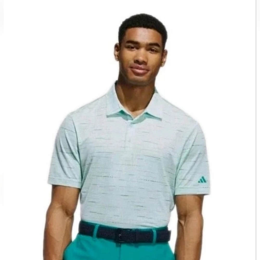 Adidas Golf Ultimate Mesh Polo Shirt Sz 2X Semi Flash Aqua Tennis Pickleball Nwt